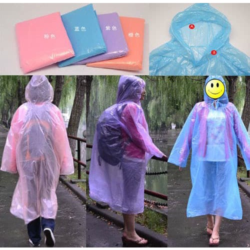 Murah Jas Hujan Emergency Raincoat RWSC-025 Jas Hujan Murah Jas Hujan Travel bahan PREMIUM