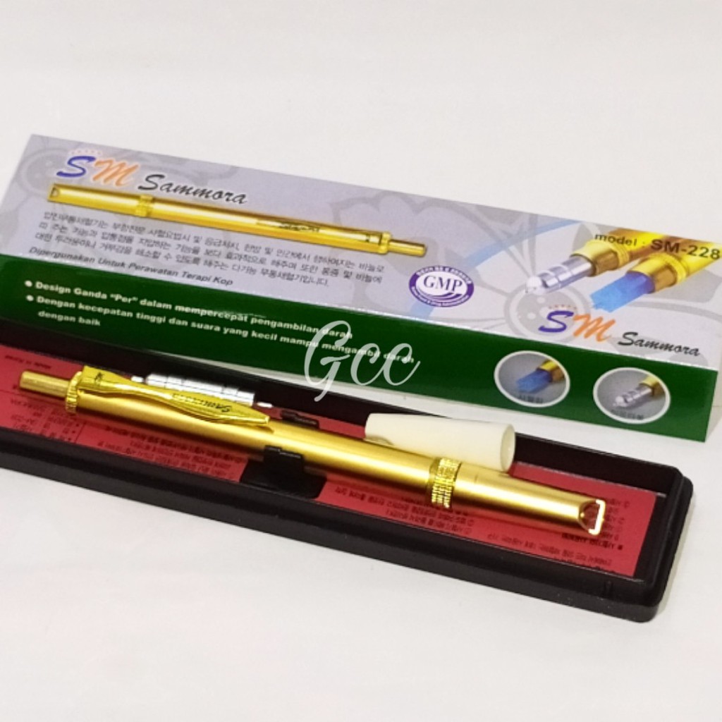 A1 Lancing Sammora Sm 228 Pen Bekam Sammora Gold [Dapat 10pcs Jarum]