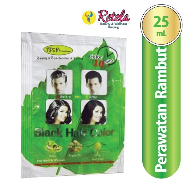 100% Original - 135Y Premium Black Hair Color / Cat Rambut / Semir Rambut