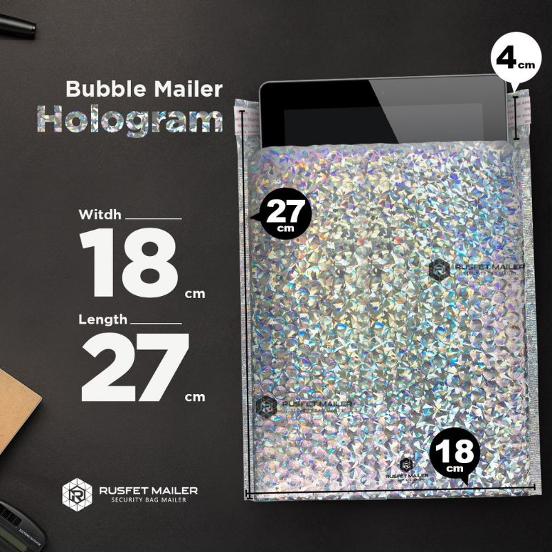 Amplop Bubble Mailer HOLOGRAM Premium