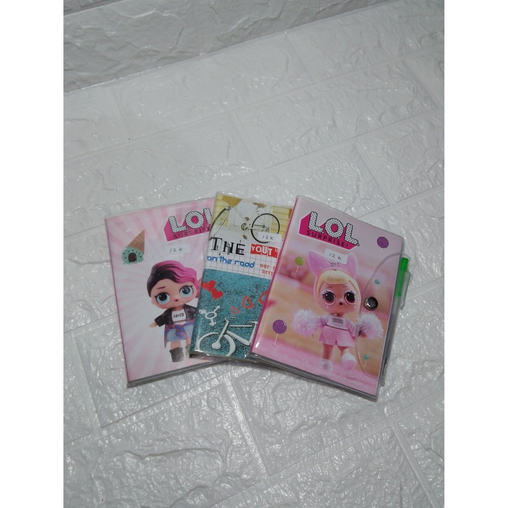 

Notes Book Fancy kecil + Bolpen / buku catatan kecil