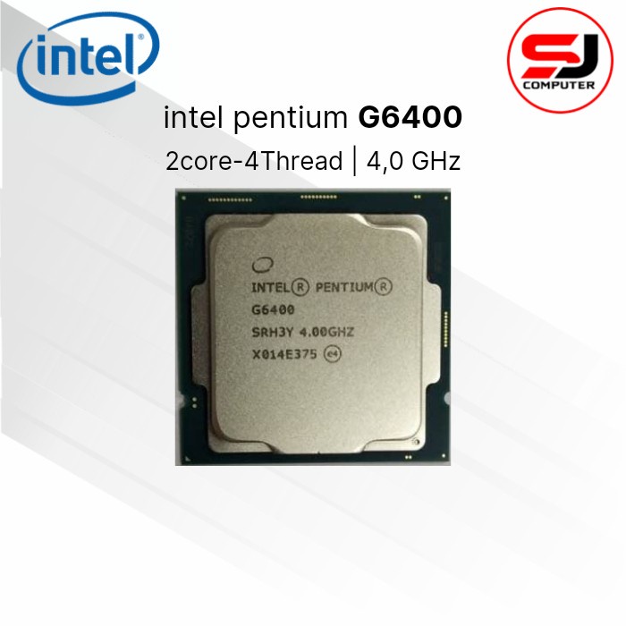 PROCESSOR INTEL PENTIUM G6400 TRAY LGA 1200