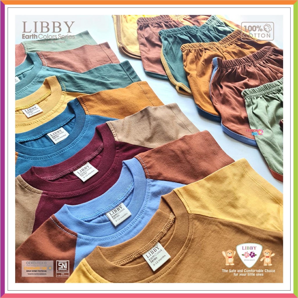 ❤ Fashionbabies ❤ [ TERBARU ] LIBBY REAGAN SET ORIGINAL | EARTH COLOR SERIES | SETELAN OBLONG PENDEK