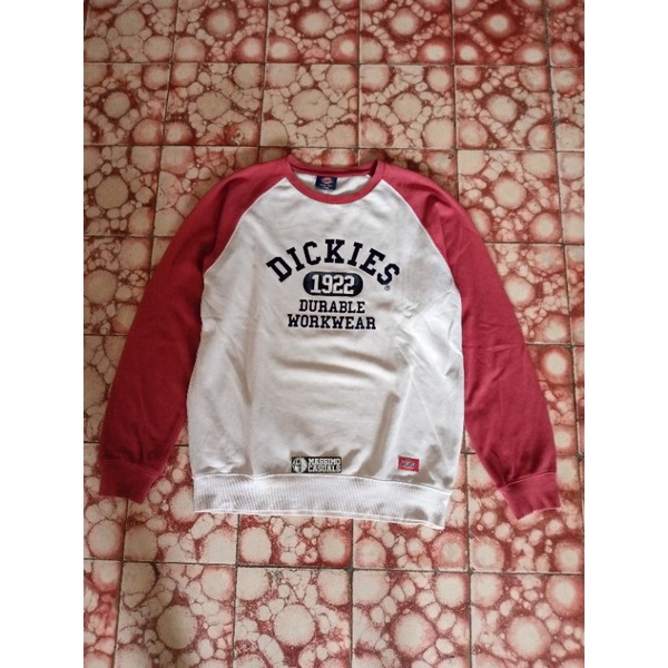 crewneck dickies 1922 white size L