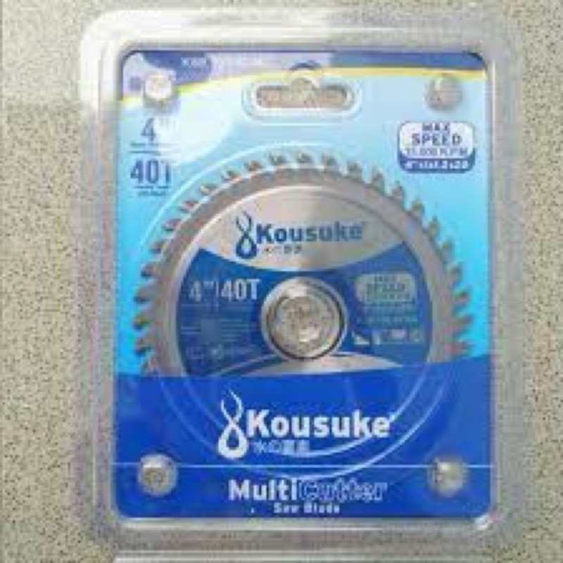 KOUSUKE Circular Saw Blade 4 Inch x 72 T - Wood Mata Pisau Potong Kayu