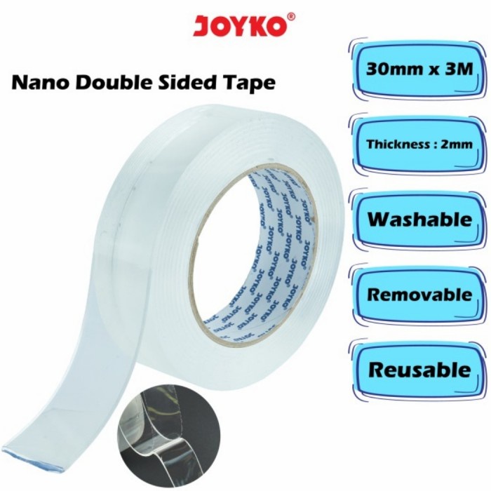 

Berkualitas Joyko Nano Double Sided Tape Ndst-1 30Mm X 1 M Bagus