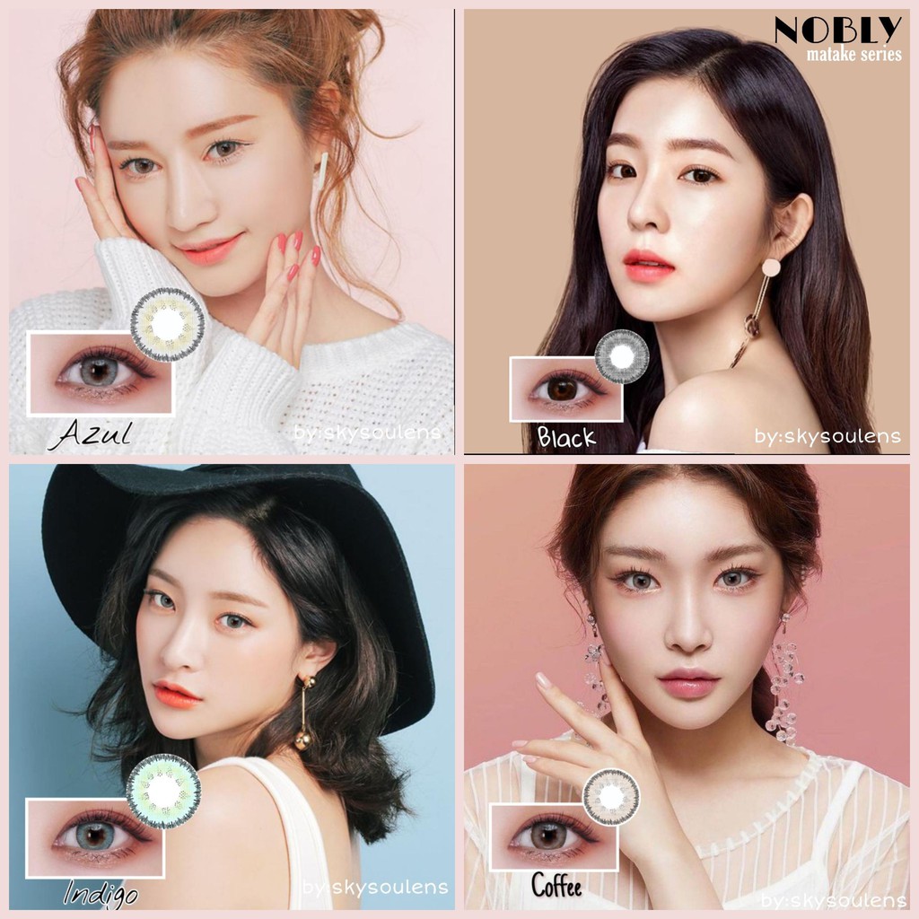 Jual Softlens Nobly Magical Normal Dan Minus Black Coffee Azul Indigo 0 50 S D 3 00 Indonesia Shopee Indonesia