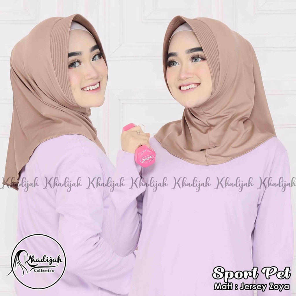 Jilbab Instan Sport Pet By Khadijah