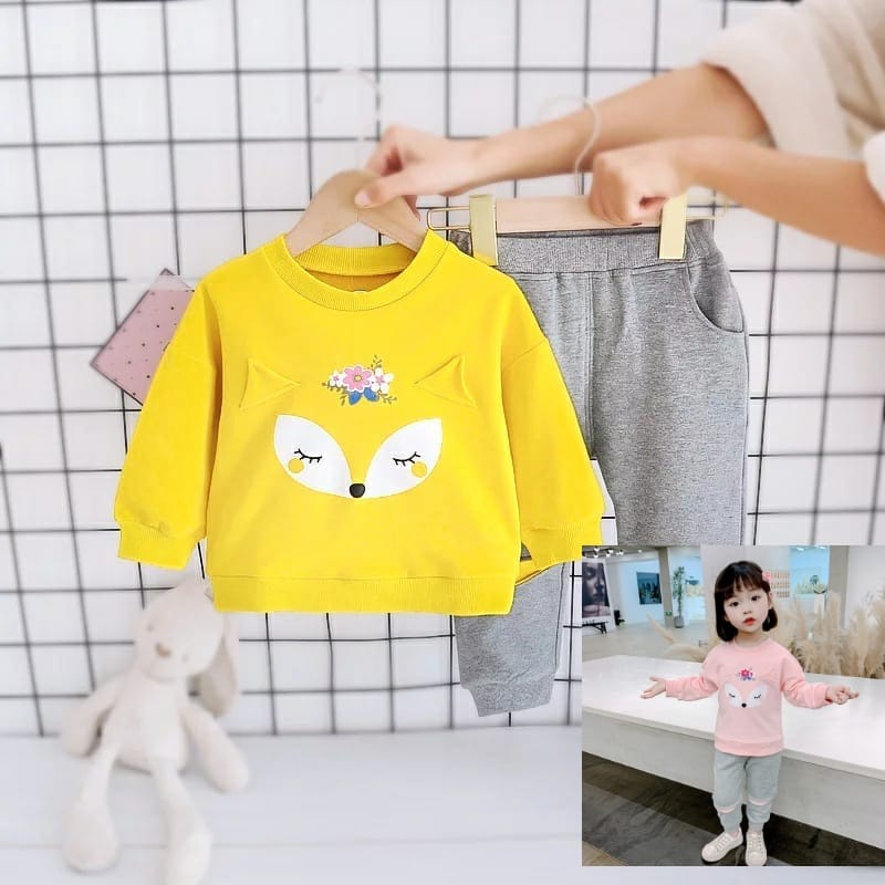 Setelan Flow Anak 1 - 6 Thn Baju Setelan Sweater Anak