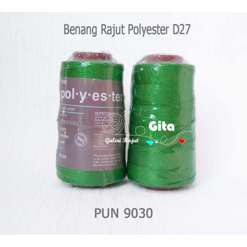 Benang Rajut Polyester KIlap Union D27