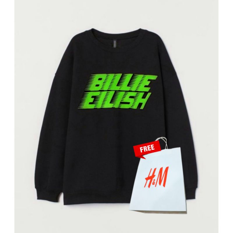 Hoodie Sweater Hnm Misfits Dark Grey H&amp;M Pria Wanita Abu TuaFree Paper Bag
