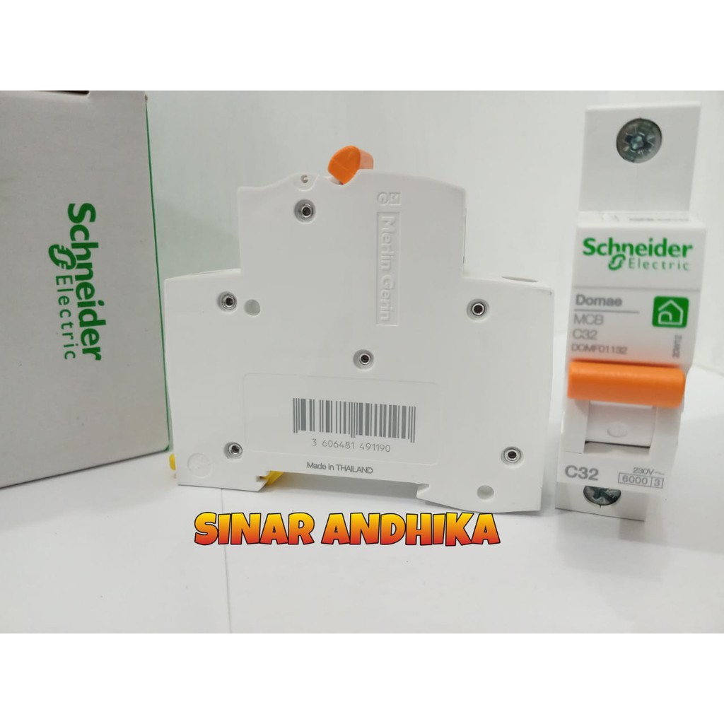 MCB SCHNEIDER DOMAE 1 PHASE 32AMP