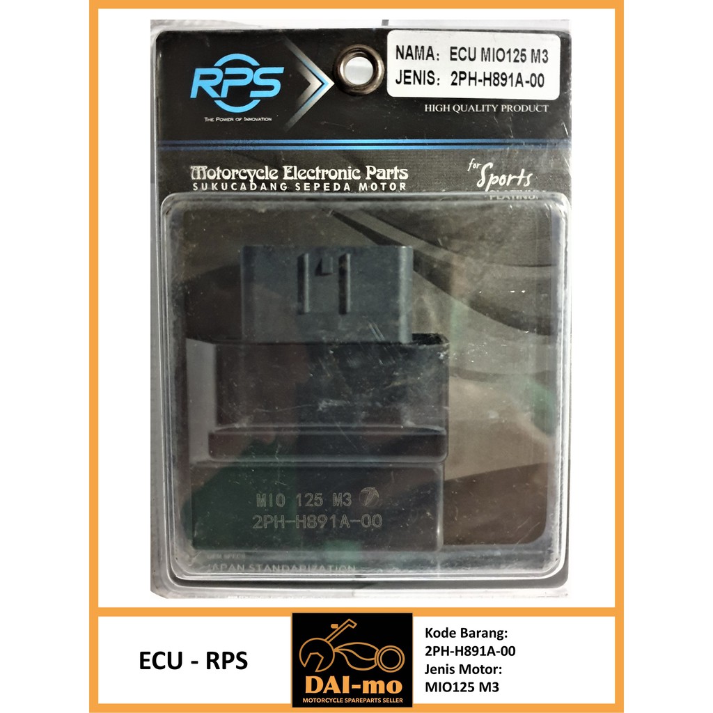 ECU MIO M3/ Mio Z/ Mio 125 (RPS) 2PH-H891A-00i/ CDI ECU Motor Injeksi Mio M3/ Mio Z/ Mio 125