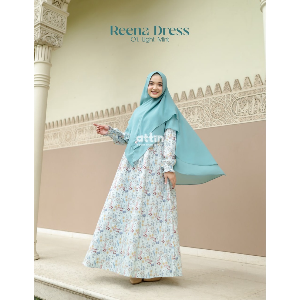 Reena Dress Gamis by Attin