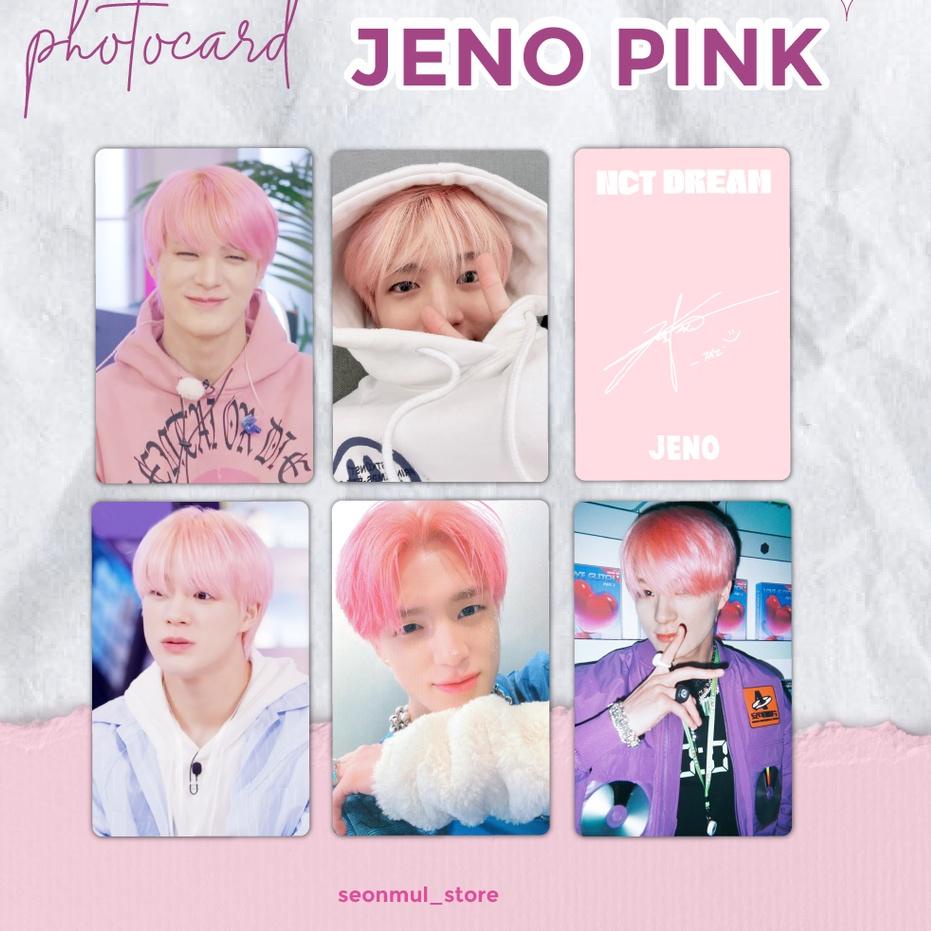 ✨Xpress BEST SELLER PHOTOCARD PC JENO PINK HAIR / PHOTOCARD PC JENO HOODIE / PHOTOCARD PC JENO BOBOA