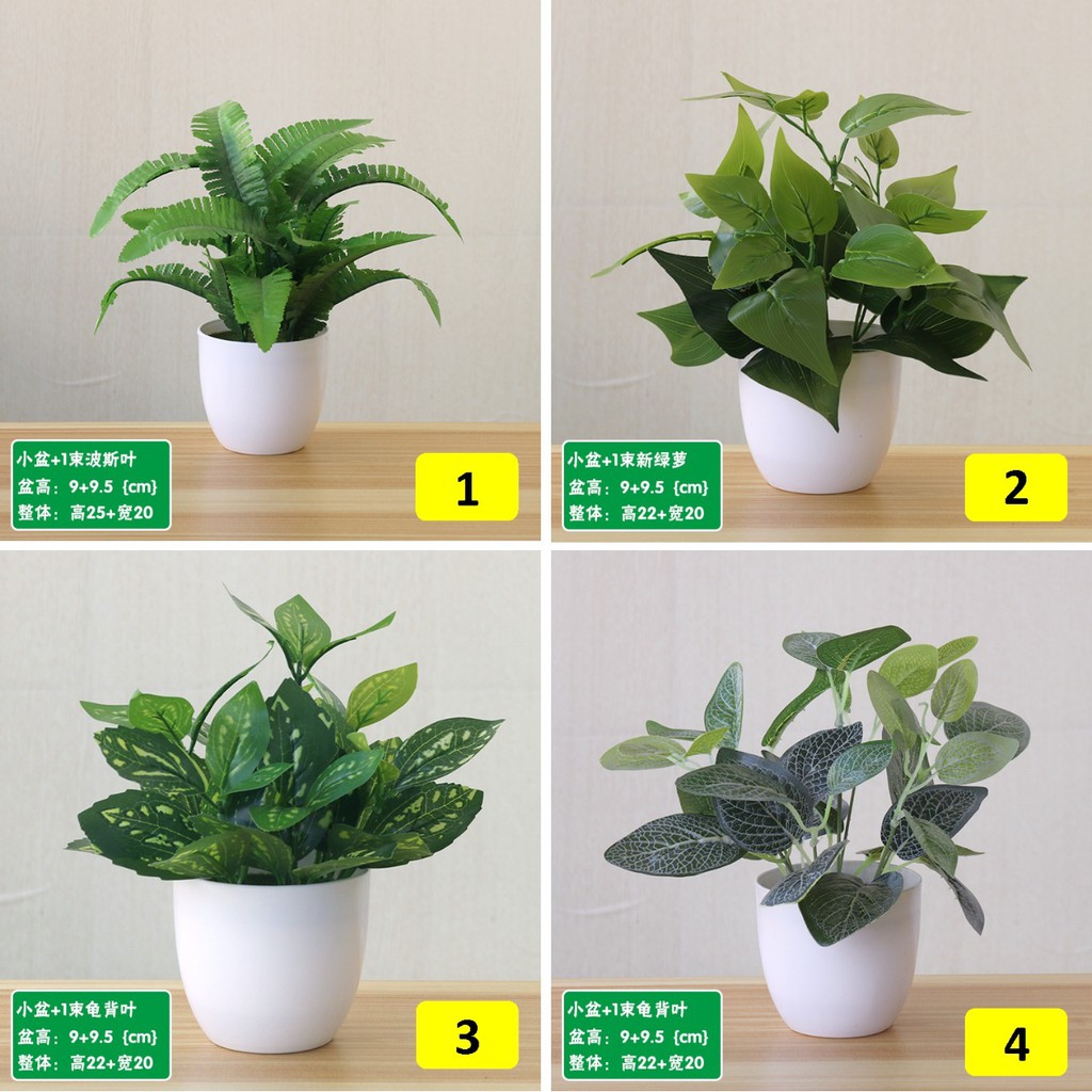 ☛TK☚ R313 Tanaman Hias Indoor Plastik Pot Bunga Artificial Daun Rambat Dekorasi Monstera Kering