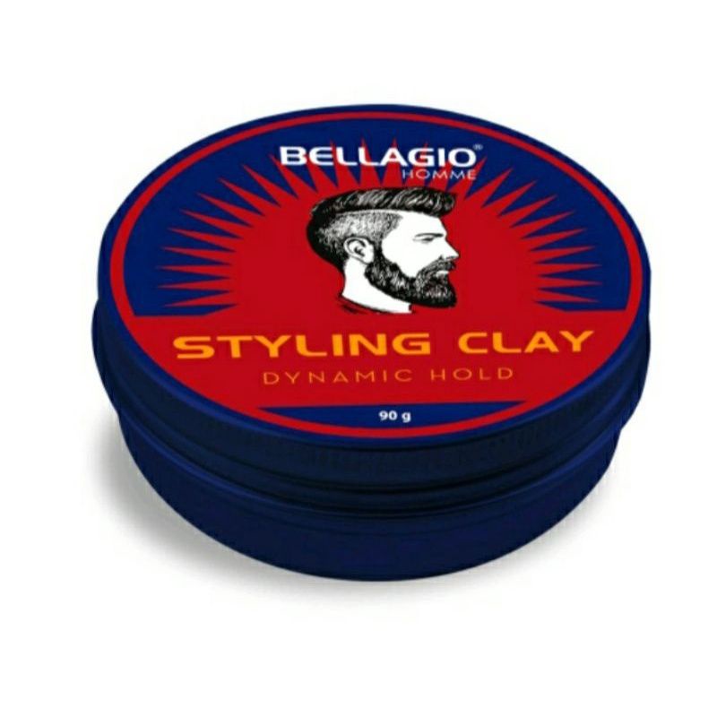 Bellagio Styling Clay Pomade stylish rambut Bellagio 80gr