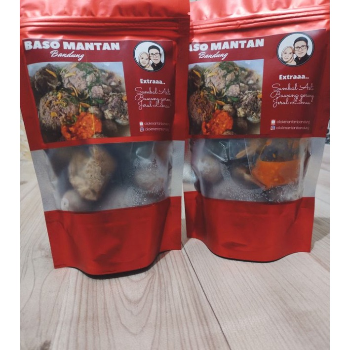 

Bakso Sapi Mantan Bandung Premium.. EXTRA PEDASSS Sambal Asli