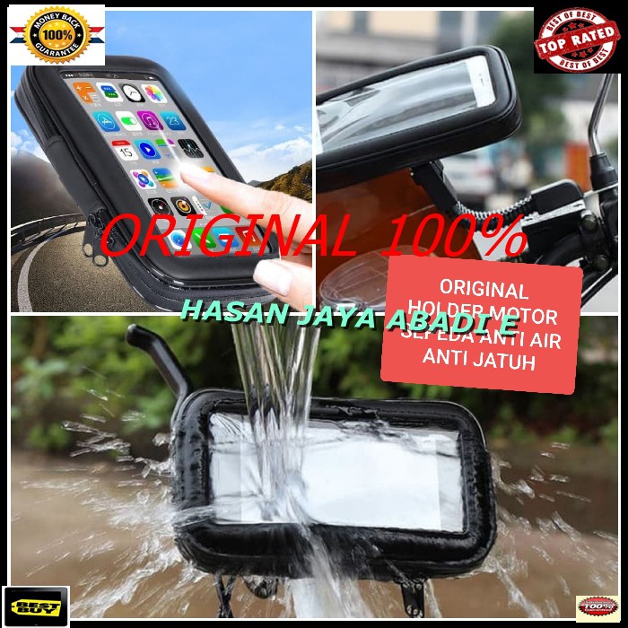 J127 holder motor waterproof original BEST SELLER bike spion sepeda wtf anti air pegangan handphone