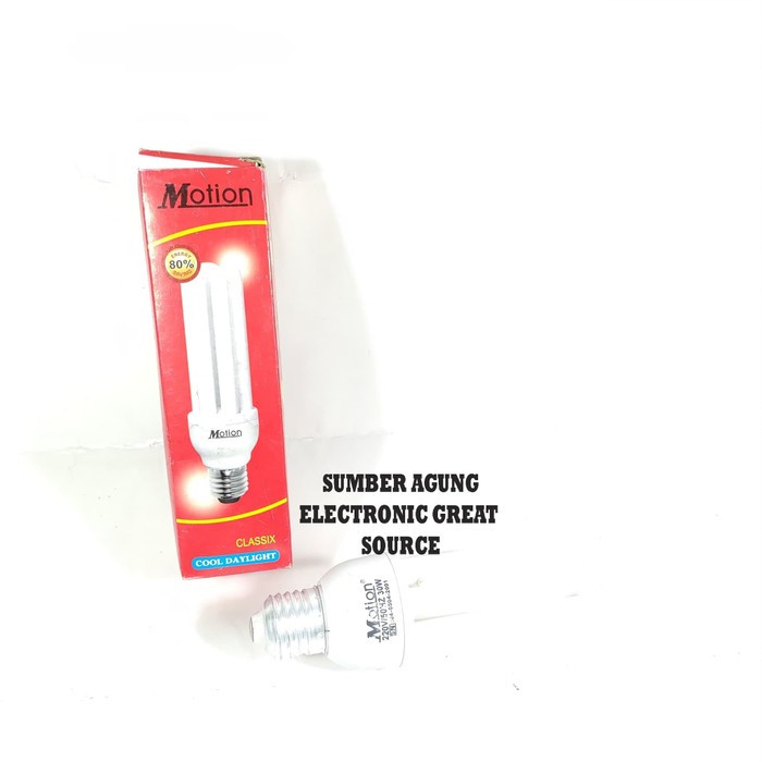 Lampu Jari Tiga 30W Motion 35W 25W Cahaya Putih Classix Cool Daylight