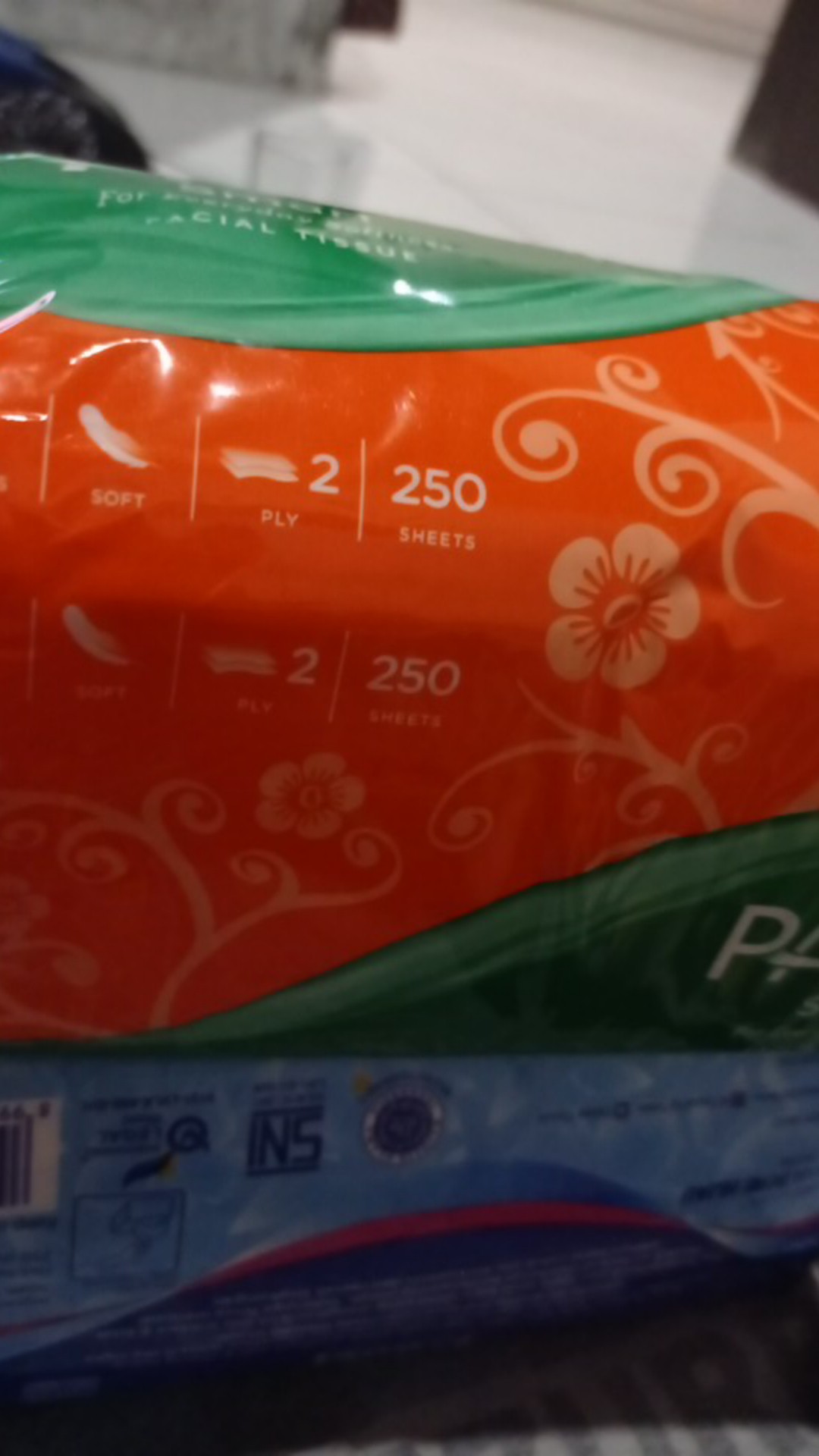 Tissue Paseo 250 Sheet 2 Ply