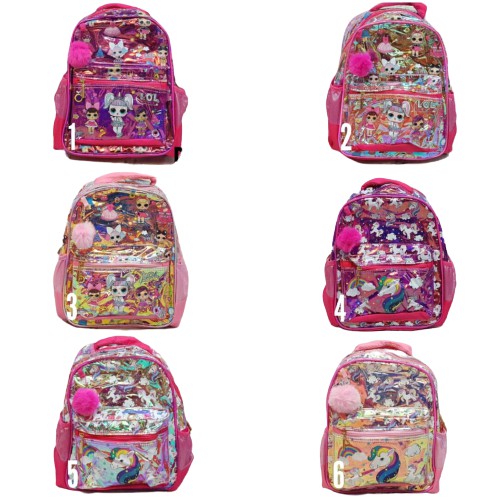 TAS RANSEL HOLOGRAM UNICORN MURAH ASLI IMPORT