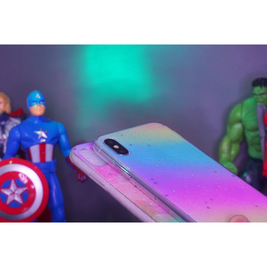 GoodCase - Case iPh 9/ XR | 9+/ XS Max | X/ XS Softcase Rainbow Plus Holder Popsocket