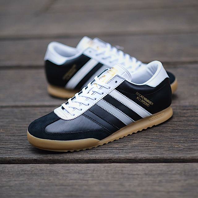 Sepatu Sneakers Casual Original ADIDAS BECKENBAUER BLACK GUM