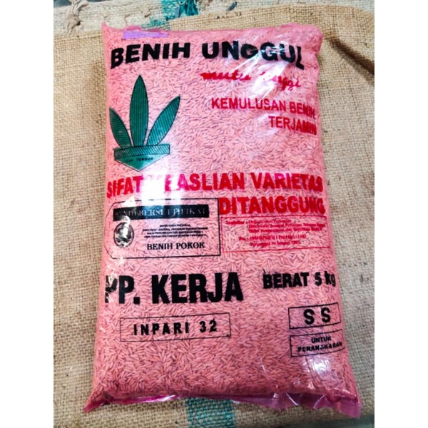 benih padi inpari 32 bobot mantap kemasan 5 kg