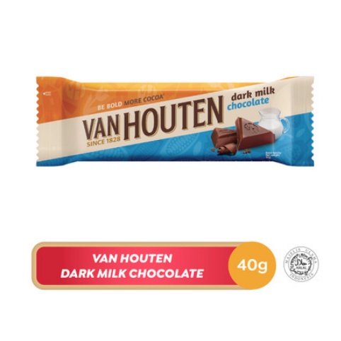 

DELFI VANHOUTEN VAN HOUTEN DARK MILK CHOCOLATE COKLAT SUSU 40 GR