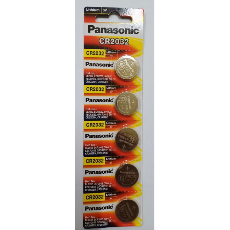 Baterai Panasonic CR2032 Original Isi 1 pc Battre CR 2032 2016 2025