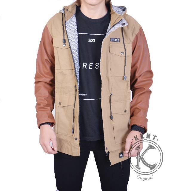 Jaket Parka - KENT PARKA REGLAN KARLIT CREAM