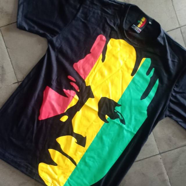 Kaos baju manteman tony q rastafara reggae rasta jamaica