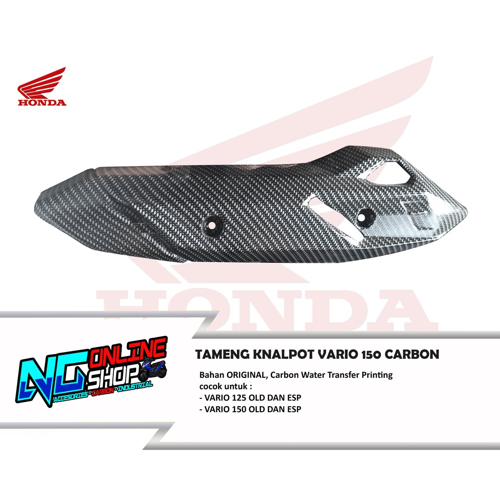 Tutup Cover Knalpot Carbon Vario 150 Shopee Indonesia