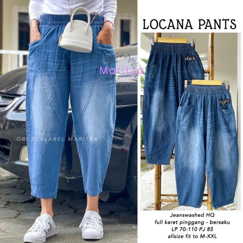 LOCANA PANTS (CELANA JEANS WANITA CASUAL/CELANA PANJANG WANITA CASUAL) N95