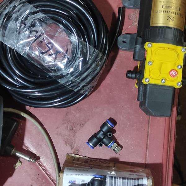 Pompa Dc 12v 80psi Original Sinleader Alat Siram Misting Steam