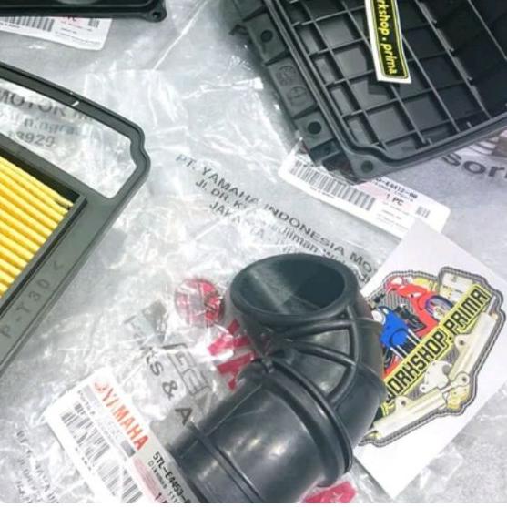 ✺ PAKET KOMPLIT BOX FILTER - SARINGAN- RUMAH FILTER- UDARA MIO SPORTY - ORIGINAL ASLI YAMAHA ☃