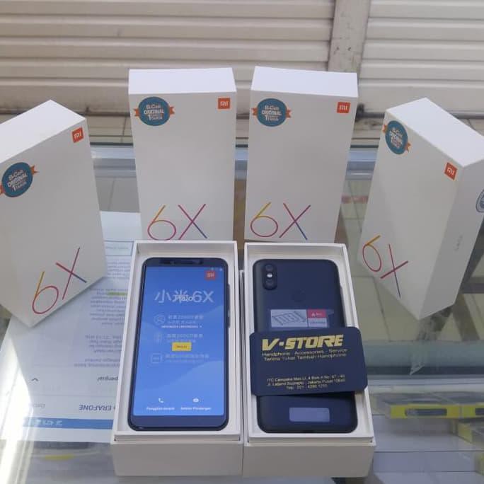 GRATIS ONGKIR XIAOMI MI 6X (MI A2) RAM 4GB INTERNAL 64GB BLACK EDITION BNIB TERLARIS