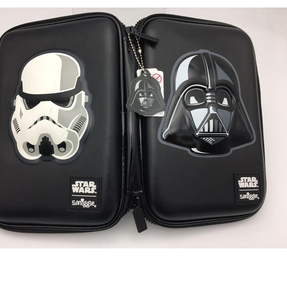 

Ready - SMIGGLE FROZEN/STARWARS pencil case hardgambar dua sisi nimbul 3D ,.