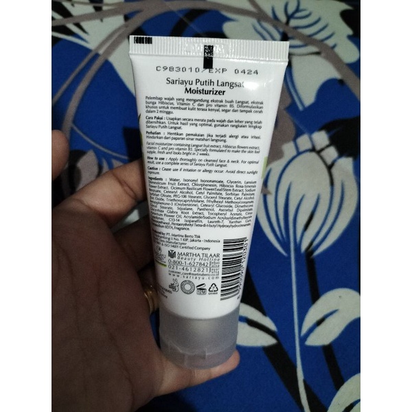 Sariayu Putih Langsat Moisturizer