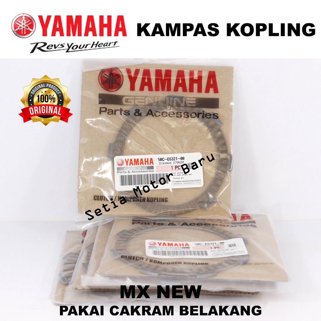 Kampas Kopling Plat Kopling Plate Mx New 50C Asli Yamaha Ori YGP