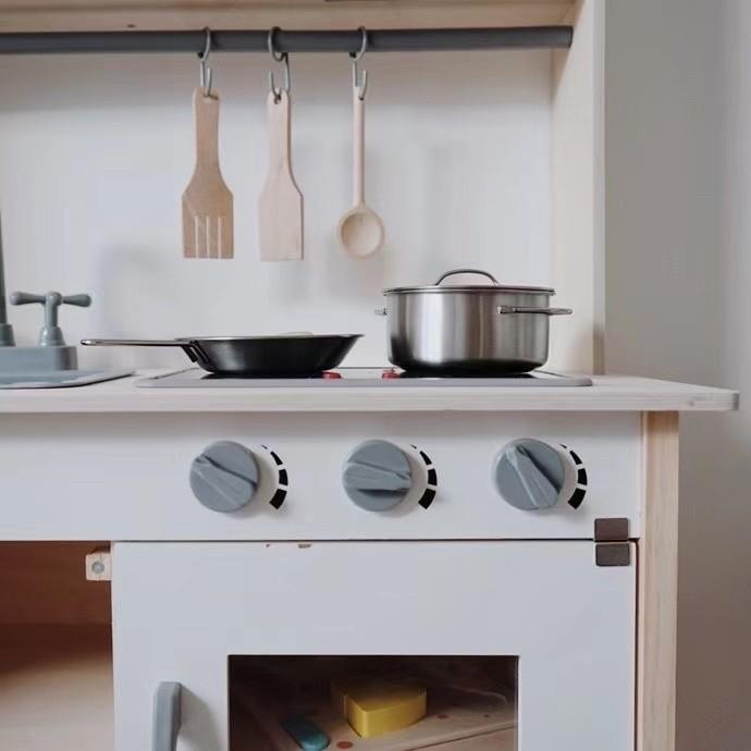 Nunukids Nomina Kitchen Set mainan kayu anak masak dapur Pretend play