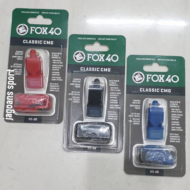 Peluit Fox 40 Clasic Cmg Peluit Wasit Pelatih Coach Fox40 Clasic CMG Whistle