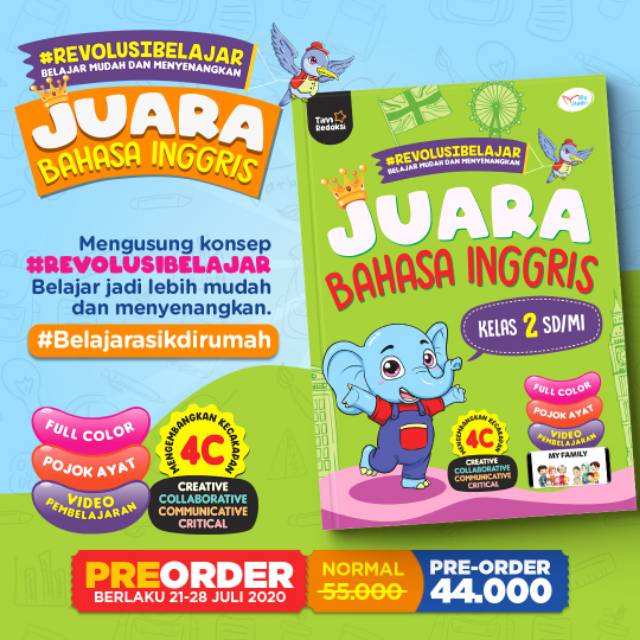 Buku Juara English Tahun 6