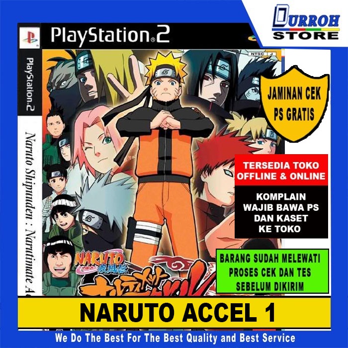 KASET GAME PS 2 NARUTO ACCEL 1
