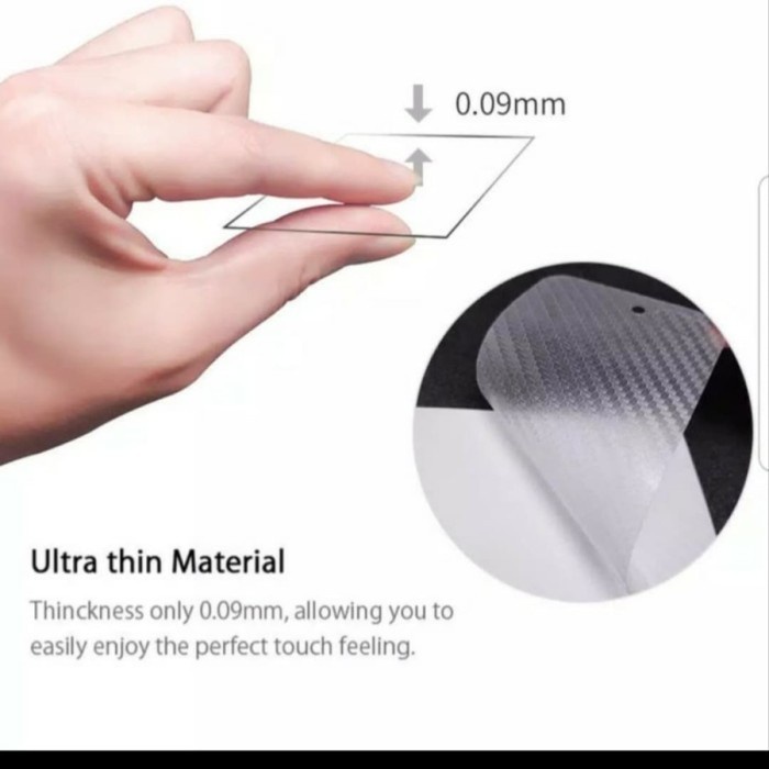 VIVO Y75 5G SKIN CARBON ANTI GORES BELAKANG KARBON SCREEN GUARD PROTECTOR