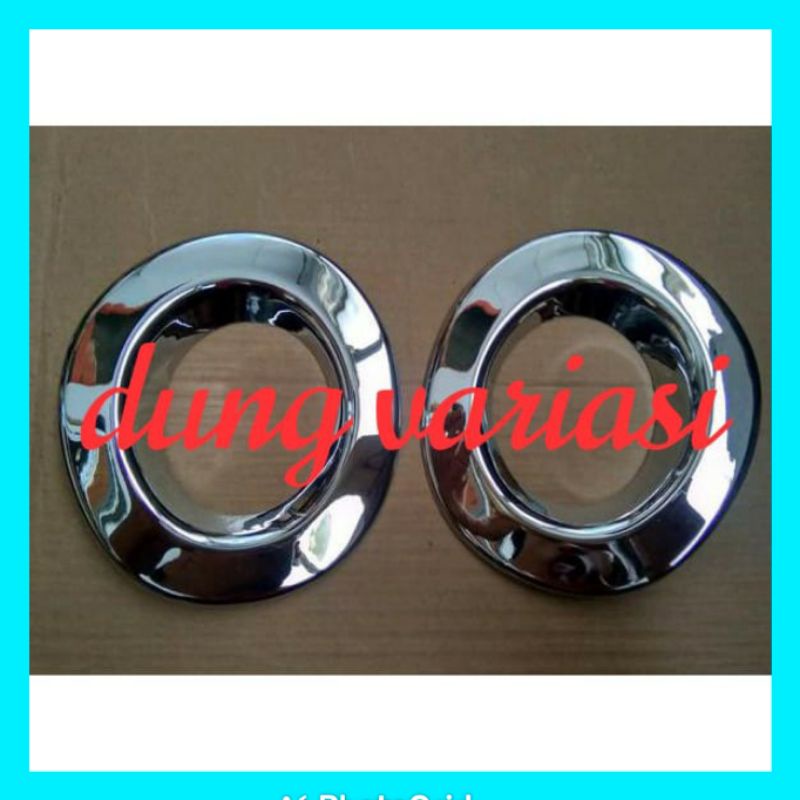 cover foglamp nissan march chrome