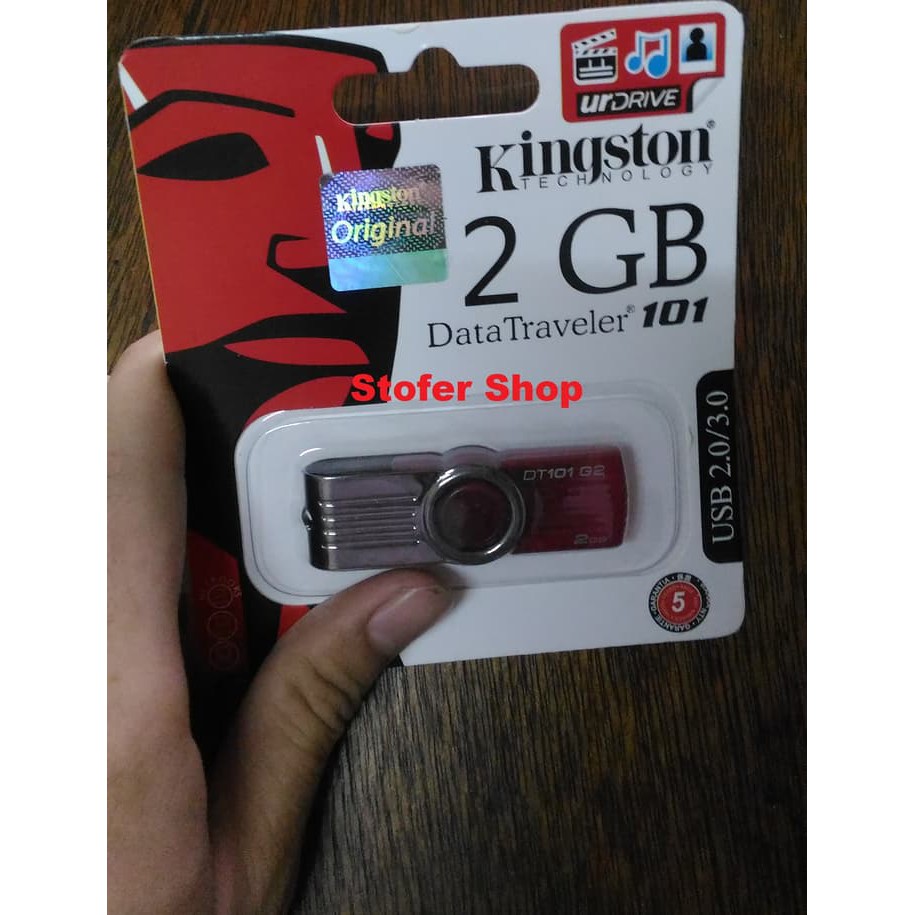 FLASHDISK KINGSTON 2GB ORIGINAL HOLOGRAM KINGSTON 2gb Flashdisk Kingston 2 gb