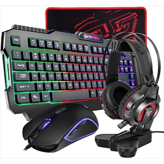 Fantech 5 in 1 Combo P51 Gaming Keyboard Mouse Headset Mousepad