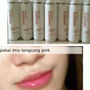 Product Special Ori|Immortal Essential Intense Pink Lip|Pemerah Bibir Alami|Kering|Pecah-